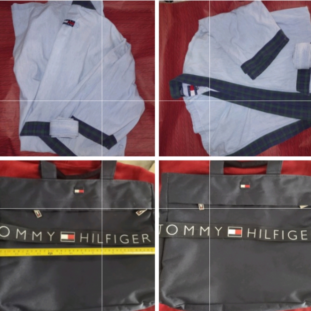 Tommy Hilfiger robe and overnight bag